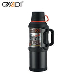 4 Liter Heavy Duty Stainless Steel Thermos Bottle – Large Capacity Vacuum Insulated Hot & Cold Water Bottle with Handle
