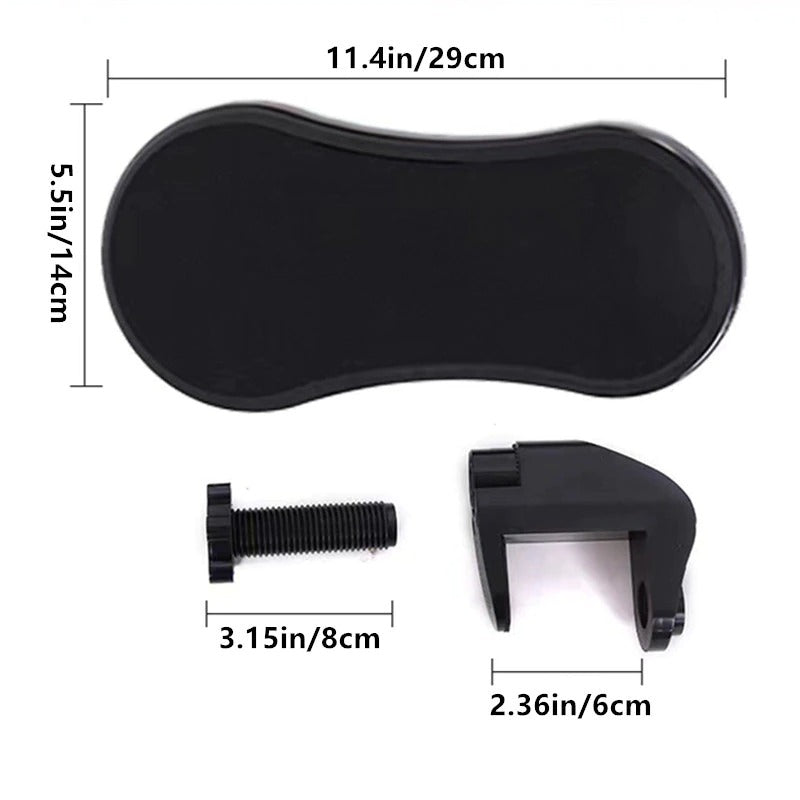 Adjustable and Attachable Computer Arm Rest