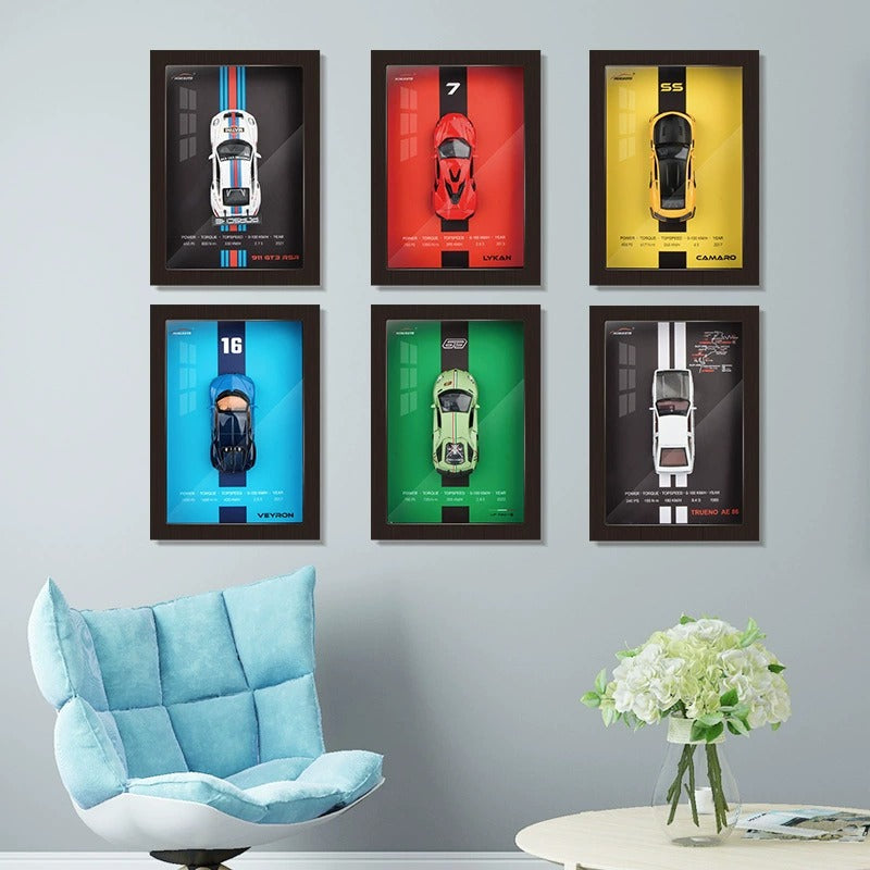 3D Car Wall Frame