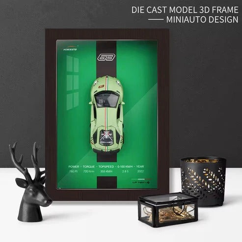 3D Car Wall Frame