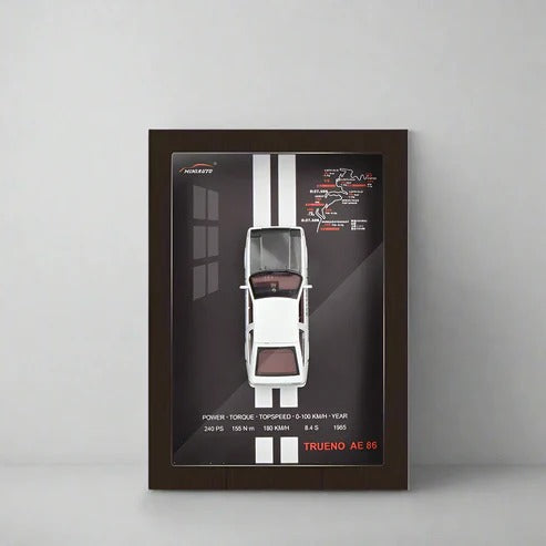 3D Car Wall Frame