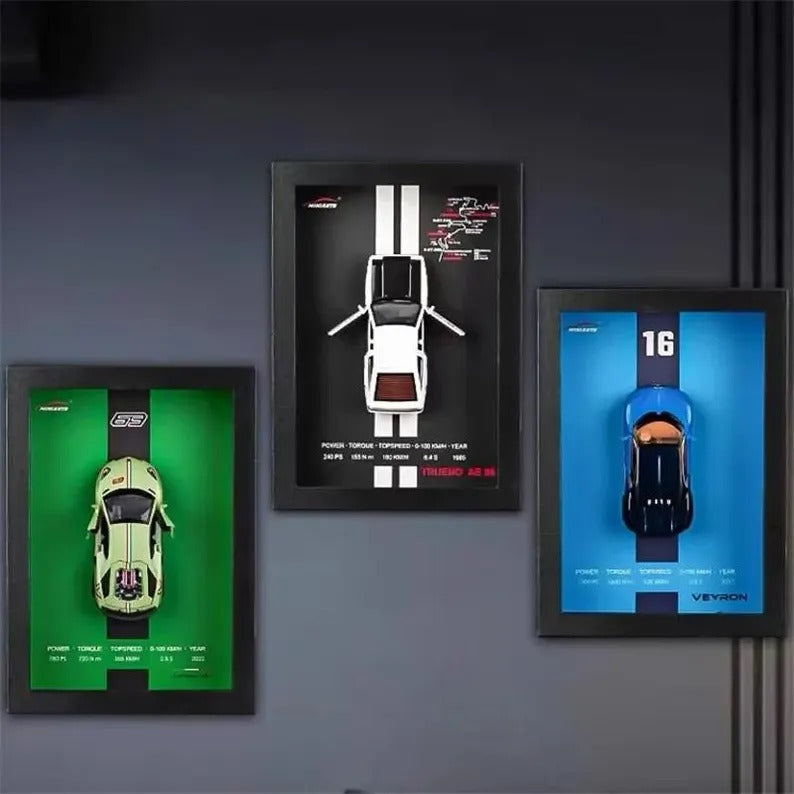 3D Car Wall Frame
